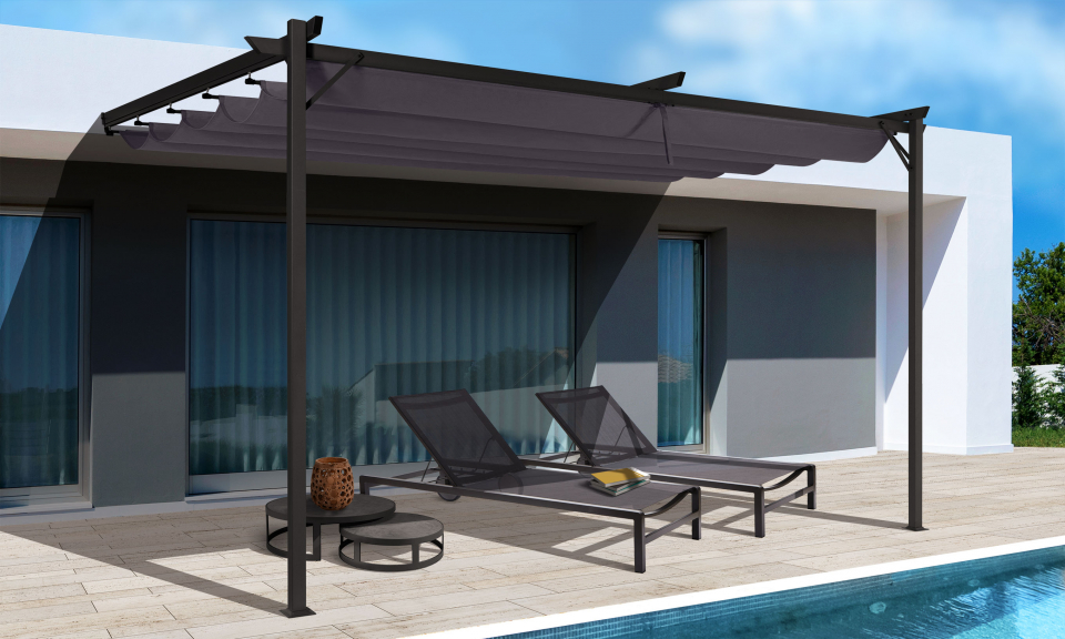 Pergola Marbella adossée