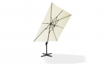 Parasol Sombra 360° carré avec housse de protection