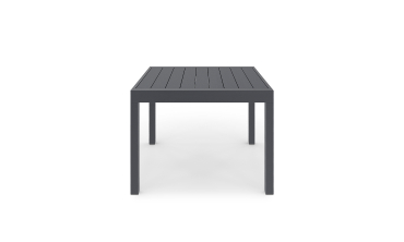 Ensemble repas extensible 8 places en polywood gris