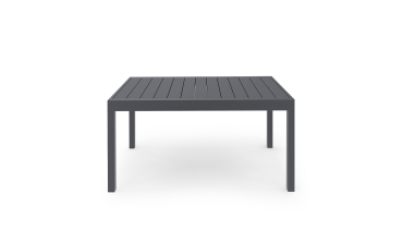 Ensemble repas extensible 12 places en polywood gris