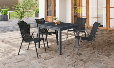 Table de jardin extensible en polywood