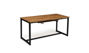Table extensible bois et acier Acacia Table extensible bois et acier Acacia