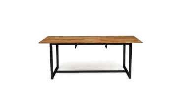 Table extensible bois et acier Acacia Table extensible bois et acier Acacia