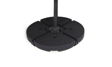 Dalle de parasol noire à lester