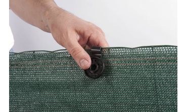 Clips plastique pour brise vue - lot de 20