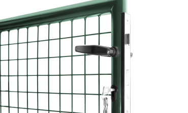 Portillon en acier vert 150x100cm