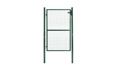 Portillon en acier vert 150x100cm