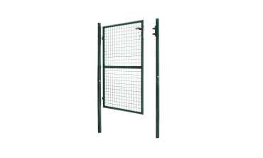 Portillon acier vert 125x100cm