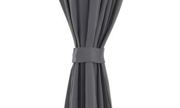 Pergola Marina 3x4m toit rétractable + 4 rideaux moustiquaires