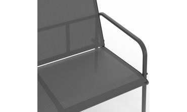 Salon de jardin Lorca 4 places gris