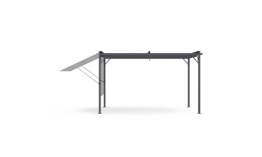 Auvent inclinable pour pergolas Marina 2,5x1,5m