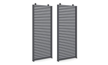 Persiennes pour pergola Marina et bioclimatiques grises - lot de 2