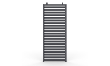 Persiennes pour pergola Marina et bioclimatiques grises - lot de 2