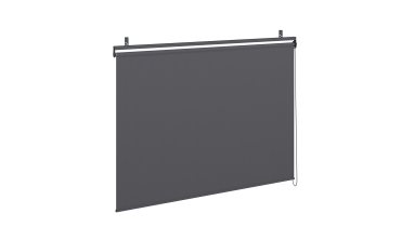 Pergola Marina 3x4m toit rétractable + 4 stores gris