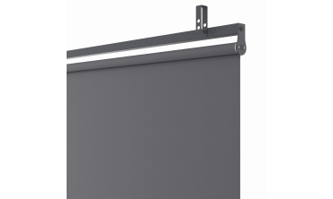 Pergola Marina 3x4m toit rétractable + 4 stores gris