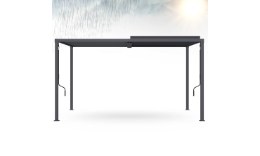 Pergola bioclimatique 3x4m lames orientables