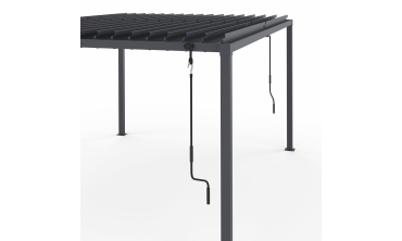 Pergola bioclimatique 3x4m lames orientables
