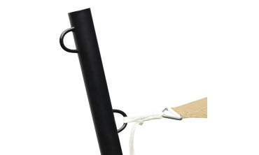 Voile d'ombrage triangulaire beige 5x5x5m