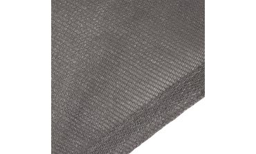 Voile d'ombrage triangulaire gris 5x5x5m