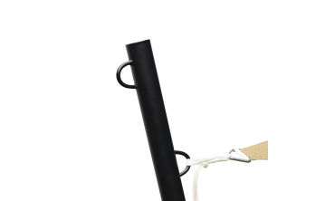 Voile d'ombrage triangulaire beige 3x3x3m