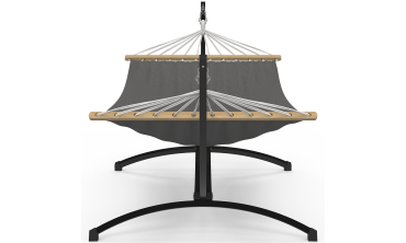 Hamac Amazonia support métal toile grise