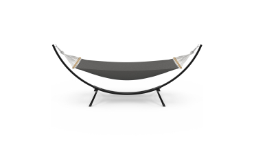 Hamac Amazonia support métal toile grise