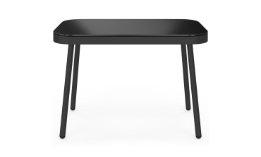 Salon de jardin Ozéa 4 places noir et cordage