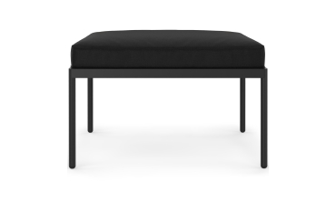 Salon de jardin Ozéa 4 places noir et cordage