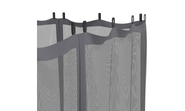 Moustiquaire pour pergola bioclimatique 4x3m