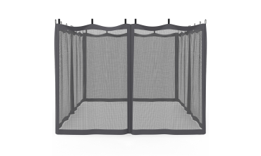 Moustiquaire pour pergola bioclimatique 4x3m