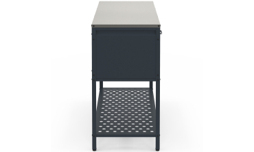 Meuble de cuisine extérieure Alméria 3 portes gris