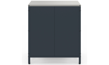 Meuble de cuisine extérieure Alméria 2 portes gris