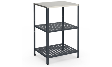 Meuble de cuisine extérieure Alméria 2 étagères gris