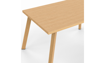 Salon de jardin Paros 4 places bois et beige