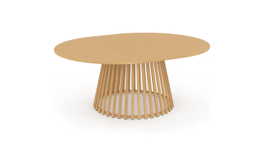 Table de jardin ronde extensible Hortensia Ø160-200cm