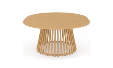 Table de jardin ronde extensible Hortensia Ø160-200cm