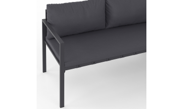 Salon de jardin Tropéa 8 places gris 2 en 1