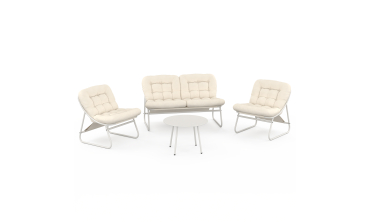 Salon de jardin Ariane 4 places beige
