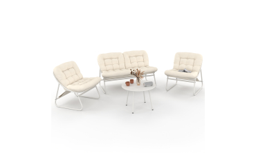 Salon de jardin Ariane 4 places beige