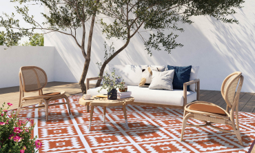 Tapis extérieur Vahiné 270x470cm terracotta