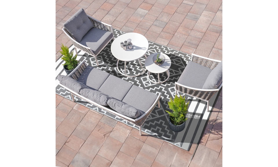 Tapis extérieur Inca 160x240cm gris