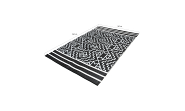 Tapis extérieur Inca 180x280cm noir