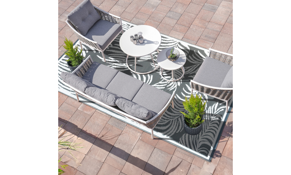 Tapis extérieur Hawaï 160x240cm gris