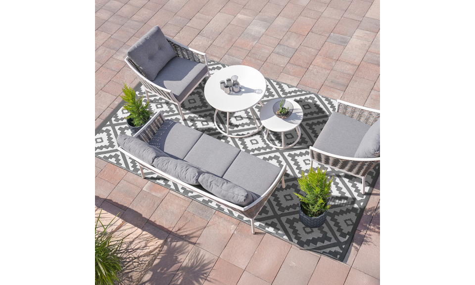 Tapis extérieur Vahiné 160x240cm gris