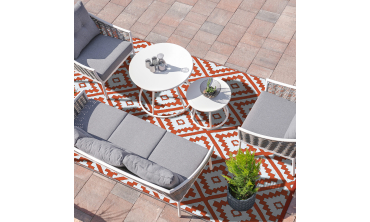 Tapis extérieur Vahiné 160x240cm terracotta