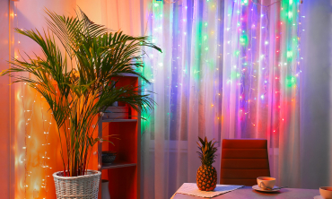 Guirlandes à piles multicolore